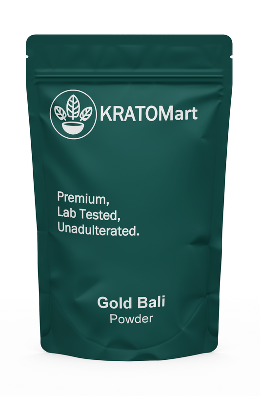 Gold Bali Kratrom Powder Pouch